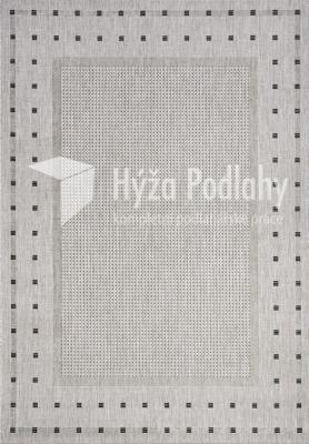 Floorlux Kusový koberec FLOORLUX 20329/04 Silver/Black