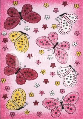 Dětský vzor Kusový koberec TOYS C 259 Pink