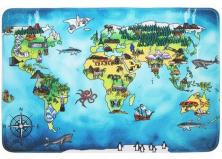 Dětský vzor Dětský hrací koberec WORLD MAP